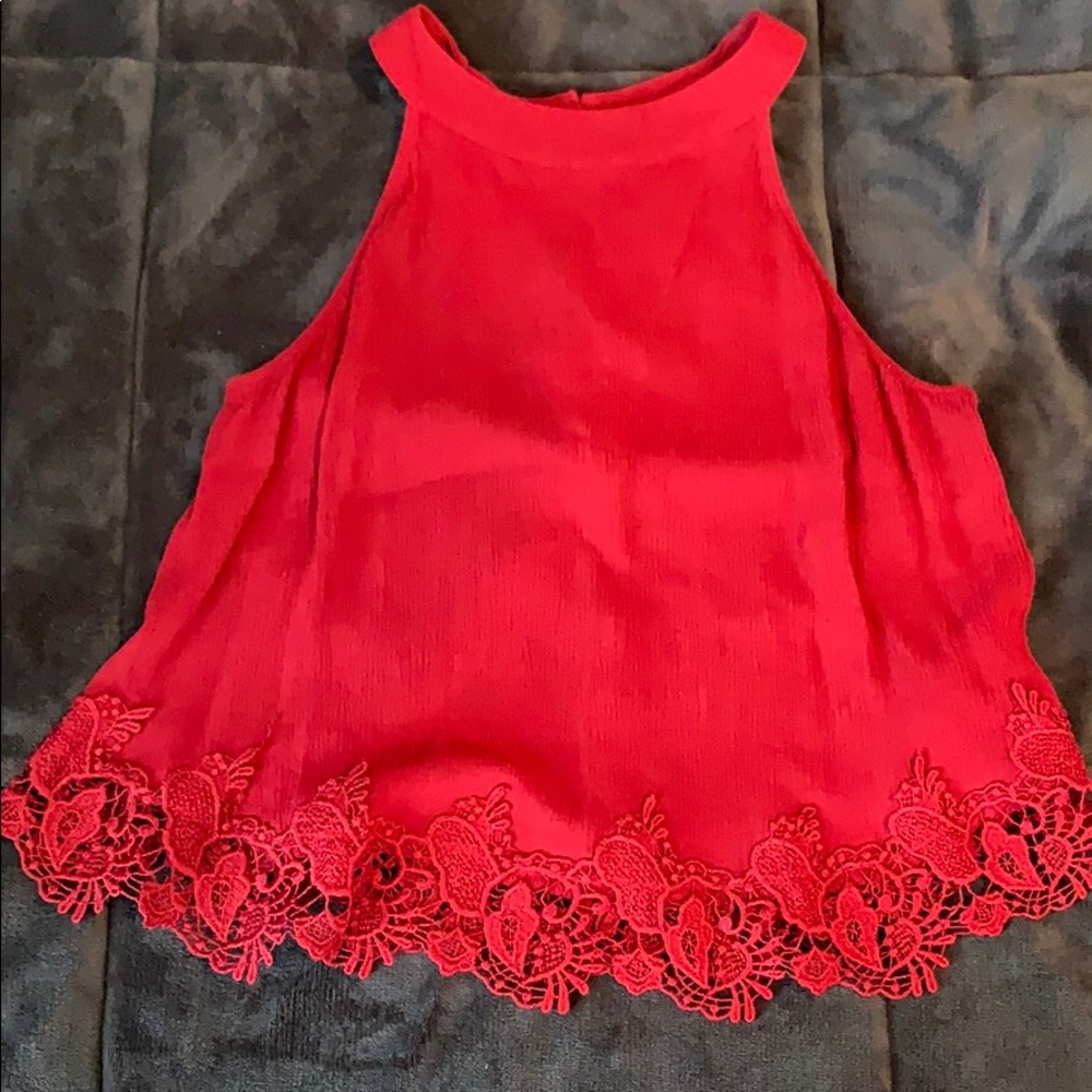 Abercrombie burgundy classy top